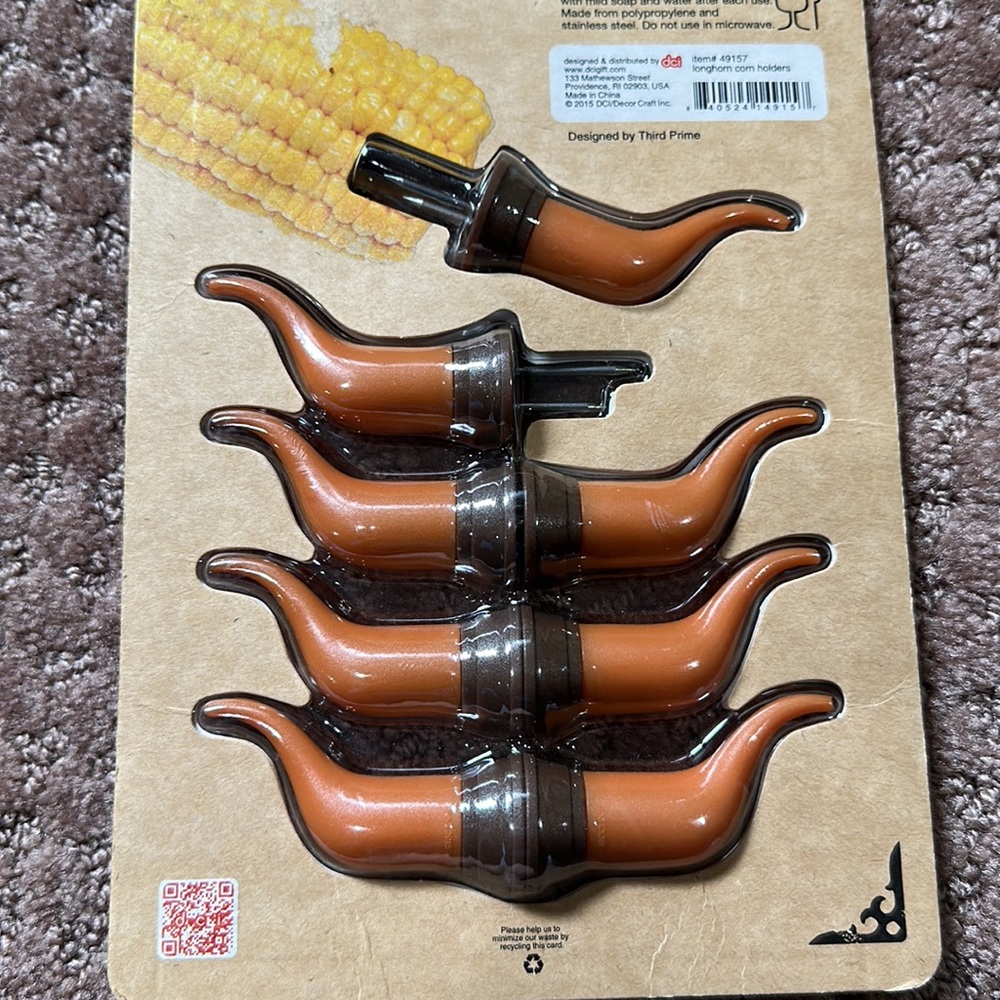 DCI LONGHORN CORN HOLDERS NWT - Picture 3 of 4